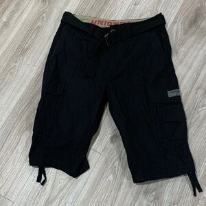 UNIONBAY Black Cargo Shorts for Men